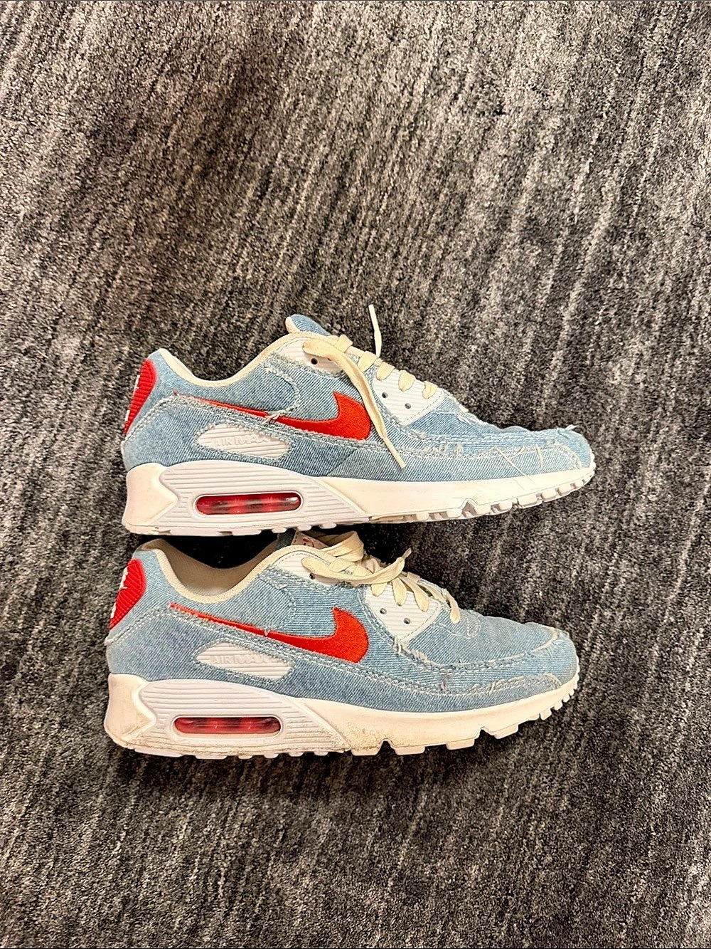 Nike Air Max 90 men’s  Sneakers Blue & Red US 9.5
